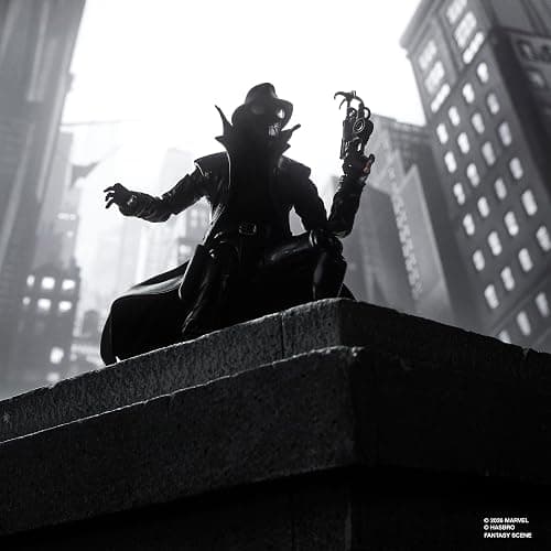 Marvel Legends Series Spider-Man Noir, Retro Cardback Spider-Man Comics Collectible 6-Inch Scale Action Figure thumbnail 2