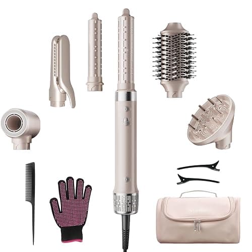 Mythsight StyleVibe 6-in-1 Air Styler with Hair Dryer & Auto-Wrap Curl L/R | Diffuser, Blow Dryer Brush, Hair Straightener with Travel Case For Fast Drying, Curls, Volume, Smooth and Frizz Control - Image 1