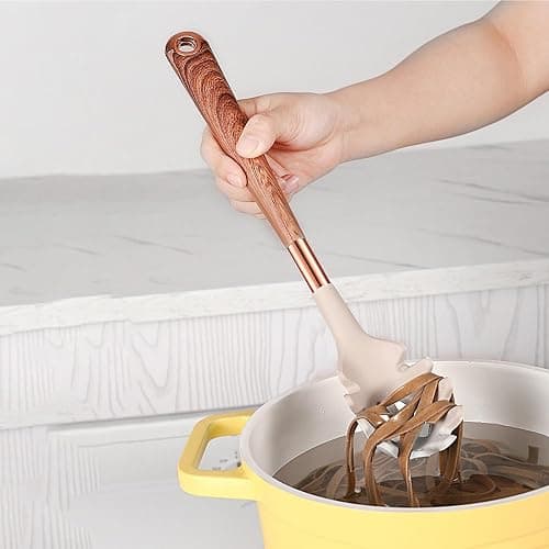 Kitchen Utensils Set of 11 with Holder, Silicone Cooking Utensils Set, Spatula Sets, Heat Resistant Non-Stick Kitchen Utensils, Kitchen Utensil Gadgets Tools BPA-Free Silicone Utensils thumbnail 6