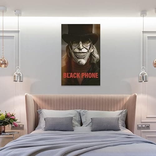 Horror Movie Poster The Black Phone Movie Poster Canvas Art Wall Picture Print Modern Family Decor 12x18inch(30x45cm) thumbnail 8
