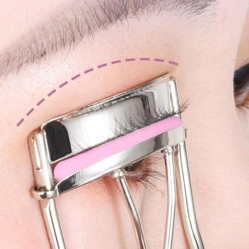 Sloane Piegaciglia in Metallo per Strumento per Trucco delle Donne | Piegaciglia, Occhi Aperti Naturalmente in pochi Secondi Senza pizzicare e Senza Tirare thumbnail 5