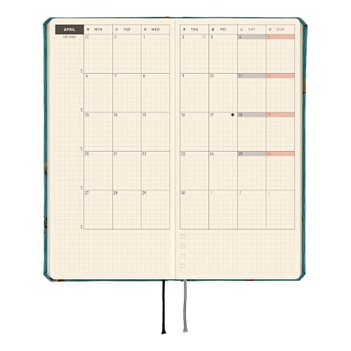 Hobonichi Techo 2026 Weeks – Bow & Tie: In the Forest (English, Tall & Slim, January Start) thumbnail 4