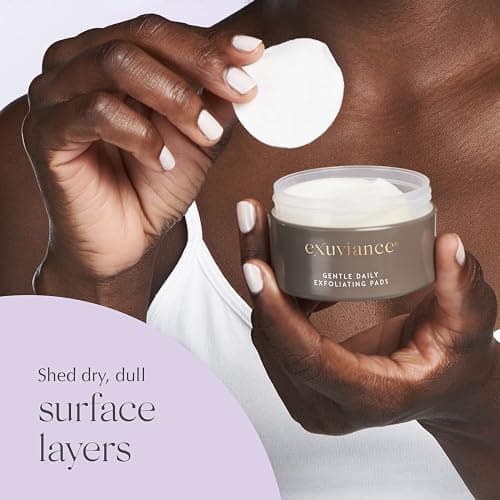 EXUVIANCE Gentle Daily Exfoliating Face Pads with PHA, Vitamin C and E Antioxidants, Green Tea and Cucumber Extracts, 60 pads thumbnail 4