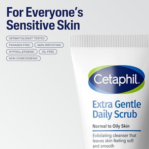 Cetaphil Face Wash, Daily Facial Cleanser for Sensitive, Combination to Oily Skin, 20 oz, Gentle Foaming, Soap Free, Hypoallergenic - 20oz (Pack of 1) thumbnail 8