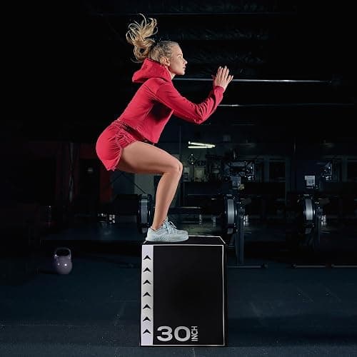 BalanceFrom 3-in-1 Foam Plyometric Jump Box for Home Gym with Multiple Height Options – Versatile Plyo with Non-Slip Surface for Strength, HIIT, Step-Ups, and Agility Training thumbnail 6