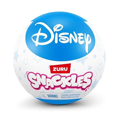 Snackles Licensed Character Disney 5-inch Plush by ZURU, Plush with Snack Accessory thumbnail 3