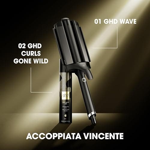 ghd Wave Triple Barrel Waver in Nero - Per Onde Morbide e Naturali Effetto Beach Waves Che Durano Tutto il Giorno - Per Tutti i Tipi di Capelli - (Spina EU) thumbnail 7