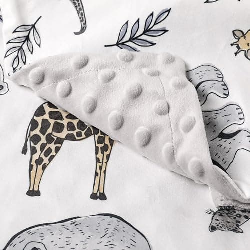 Baby Blanket Newborn Gifts, Soft Plush Blankets with Dotted Backing, Oeko-tex100, Essentials for Unisex, Toddlers, Boys Girls 75x100cm (Lion) thumbnail 4