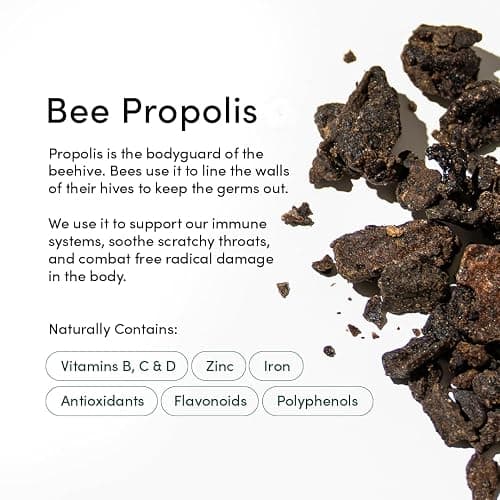 Propolis Throat Spray by Beekeeper's Naturals - 95% Bee Propolis Extract, Natural Immune Support & Sore Throat Relief - Antioxidants, Keto, Paleo, Gluten-Free (1.0 oz)(Pack of 1) thumbnail 6