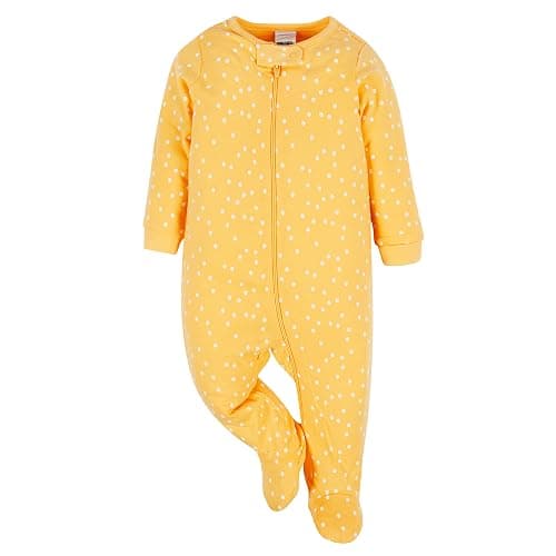 Onesies Brand baby-girls 4-pack Sleep 'N Play Footies Multi Pack thumbnail 5