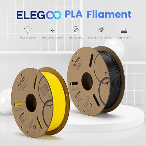 ELEGOO PLA Filament 1.75mm Pink 1KG,3D Printer Filament Dimensional Accuracy +/- 0.02mm,1kg Cardboard Spool(2.2lbs) 3D Printing Filament Fits for Most FDM 3D Printers thumbnail 2