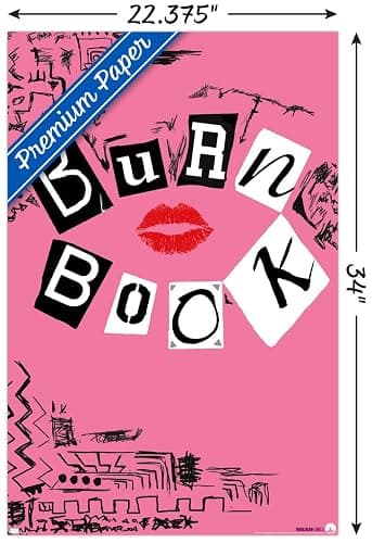 Trends International Mean Girls - Burn Book Wall Poster, 22.375" x 34", Premium Unframed Version thumbnail 3