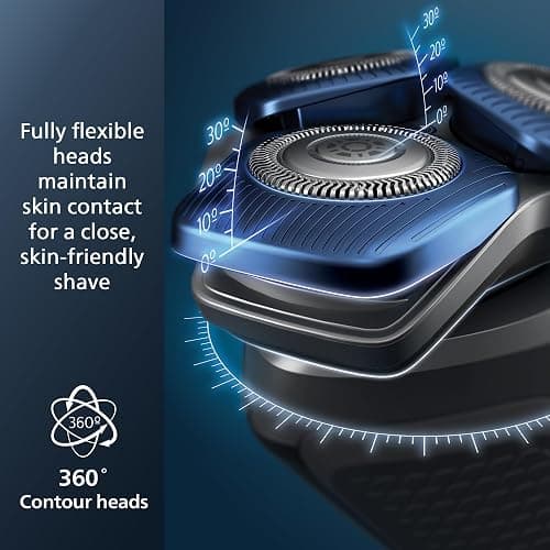 Philips Norelco Shaver 7800, Rechargeable Wet & Dry Electric Shaver with SenseIQ Technology, Quick Clean Pod, Charging Stand, Travel Case and Pop-up Trimmer, S7885/85 thumbnail 3