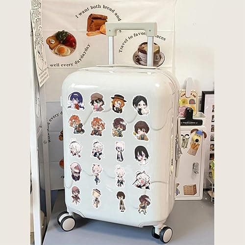 66Pcs Bungo Stray Dogs Themes Waterproof Stickers for Water Bottle Cup Laptop Bike Skateboard Luggage Box Vinyl Graffiti Patches BRJKT thumbnail 6
