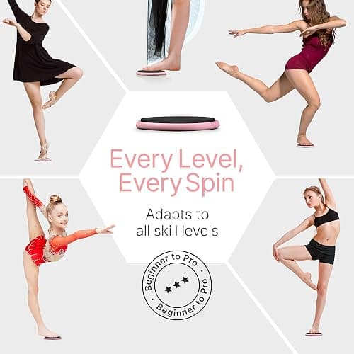 Premium Turning Boards for Dancers – Improve Spins, Technique & Balance, Ideal Turn Board for Ballet, Dancing & Figure Ice Skating, Portable Spin Disc for Dance & Spinner Disk Training Equipment thumbnail 5