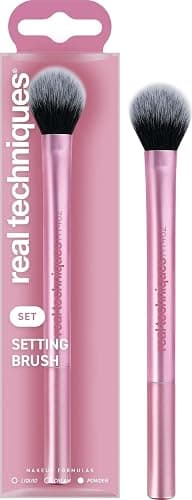 Real Techniques Setting Brush With Ultra Plush Custom Cut Synthetic Bristles and Extended Aluminum Ferrules to Build Coverage - Image 1