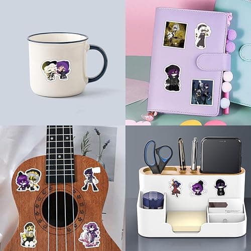 Auony Murder Drones Stickers, 110Pcs Waterproof Vinyl PVC Decals, Water Bottle, Laptop, Phone Stickers, Murder Drones Merch for Kids, Teens, Girls thumbnail 6