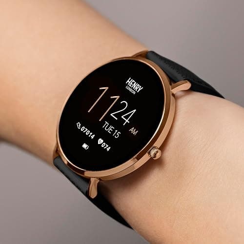 Henry London Montre Intelligente avec Bracelet en Silicone Noir thumbnail 3
