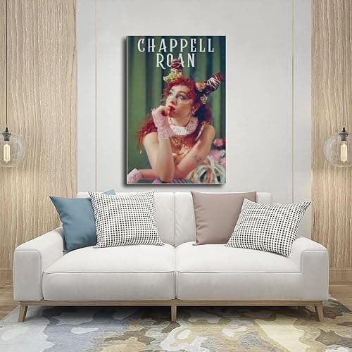 SMART COLOR Chappell Roan (3) Canvas Wall Art Poster Decor Gift | for Living Room, Bedroom, Dorm Decor Home Office Decoration Unframe-style 16"L x 24"W thumbnail 5