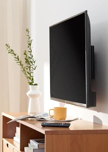 Amazon Basics Full Motion Articulating TV Wall Mount, with Swivel and Tilt, for 26" to 55" TVs and Flat Panels up to 80 Lbs, VESA Compatible, Black thumbnail 4