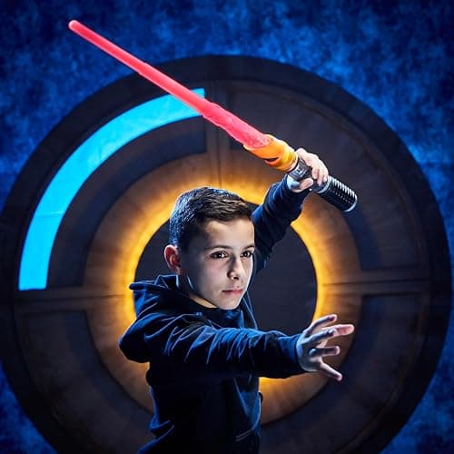 STAR WARS Power Crystal Lightsaber, 7 Colors & 10 Crystals, 50+ Color-Changing Combinations, Lights & Sounds, Toys for Boys & Girls, Kids, Ages 4+ thumbnail 6