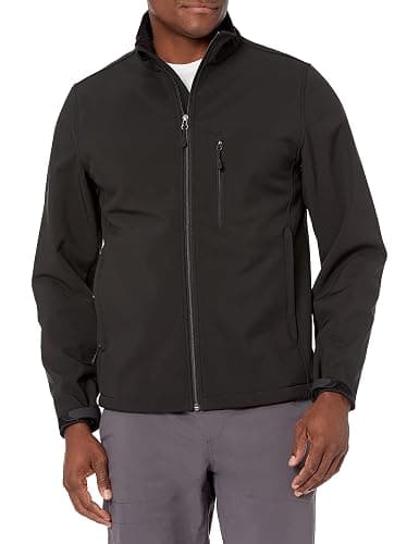 Amazon Essentials Men's Water-Resistant Softshell Jacket - Image 1