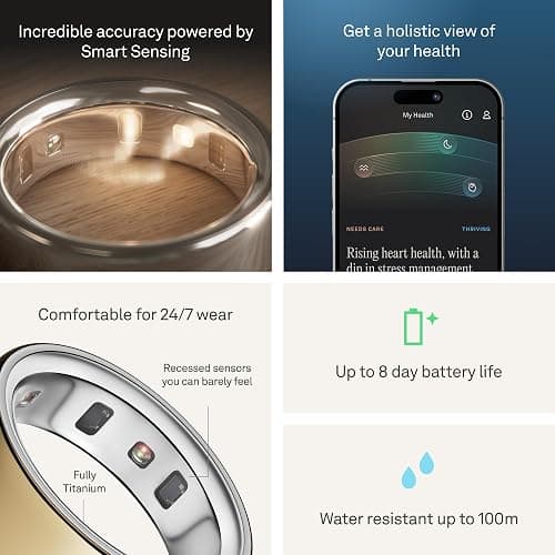 Oura Ring 4 - Gold - Size 5 - Size Before You Buy thumbnail 5
