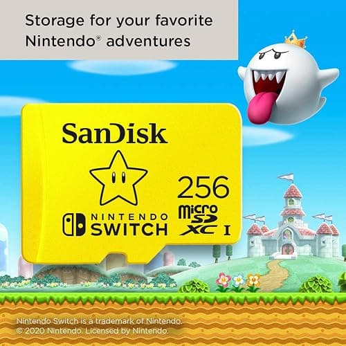 SanDisk 256GB microSDXC-Card, Licensed for Nintendo-Switch - SDSQXAO-256G-GNCZN thumbnail 6