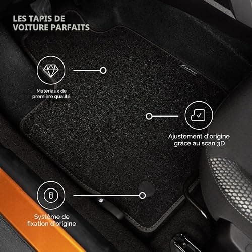 Kovvar Tapis de Sol Compatible avec Peugeot 205 1983-1998 Correspondant à la Version: Cabriolet | Qualité: Basic thumbnail 3