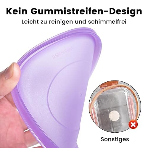 ANJUKE Meal Prep Boxen, 7 Stück Wiederverwendbare Frischhaltedosen mit Deckel, Geschirrspüler, Mikrowelle und Kühlschrank Freundlich, BPA-Freie, Auslaufsicher (900ml) thumbnail 5