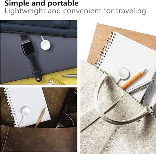 𝟐𝟎𝟐𝟓 𝐔𝐩𝐠𝐫𝐚𝐝𝐞𝐝 for Apple Watch Charger Magnetic Fast Charging Cable [Portable] Magnetic Wireless Charging Compatible with iWatch Series Ultra/SE/11/10/9/8/7/6/5/4/-[3.3FT] White thumbnail 6