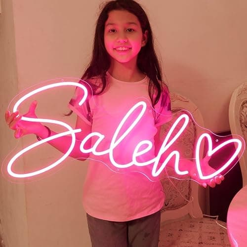 IbayNawi Neon Schild Personalisiert led Leuchtschilder für Dekoration Personalisierte schriftzug für Hochzeit Geburtstag Party Geschenk - Image 1