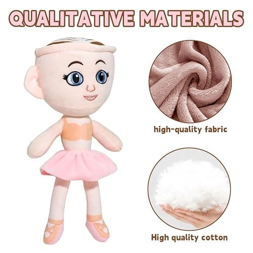Italian Brainrot Plush,11 inch Ballerina Cappuccina Cute Stuffed Figure Doll for Kids and Adults Inspired Plush Toy thumbnail 4