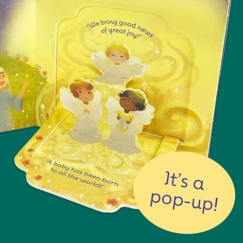 The First Christmas: Lift-a-Pop Pop-Up Nativity Board Book for Christians to Celebrate the Birth of Baby Jesus - Holiday Gift For Babies and Toddlers (Little Sunbeams) thumbnail 5