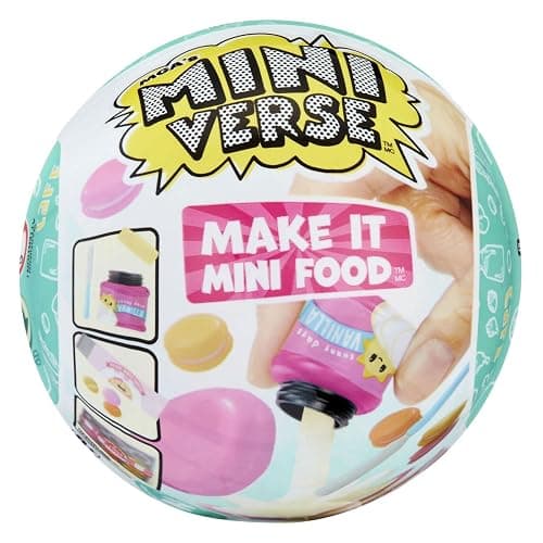 MGA's Miniverse Make It Mini Food Cafe Series 2 - DIY Resin Play in Blind Ball Packaging - Unbox Surprise Ingredients & Kitchen Accessories - Great for Kids and Collectors Aged 8+ - Image 1