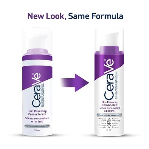 CeraVe Retinol Serum for Face, Skin Renewing Retinol & Hyaluronic Acid Serum for Men & Women. Anti Aging to Improve Appearance of Fine Lines & Wrinkles. Fragrance-Free & Non-Comedogenic. 30mL thumbnail 3