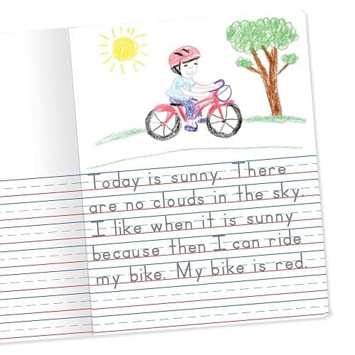 Mead Primary Journal Creative Story Tablet Composition Notebook, 7.5" x 9.75", Grades K-2, 100 Sheets, Color Selected For You (10297) thumbnail 8