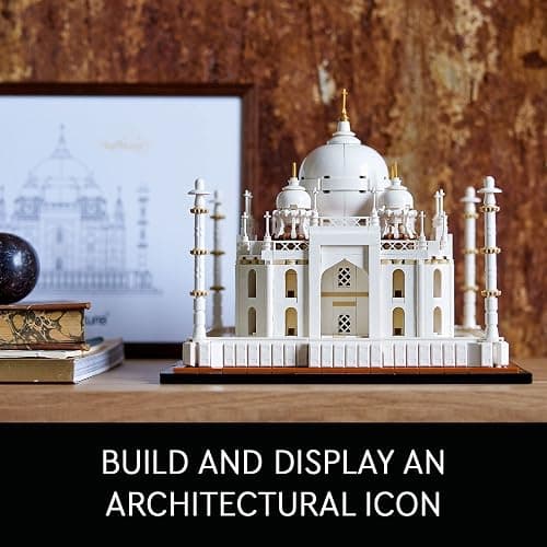 LEGO Architecture Taj Mahal 21056 Building Set - Landmarks Collection, Display Model, Collectible Home Décor Gift Idea and Model Kits for Adults and Architects to Build thumbnail 3