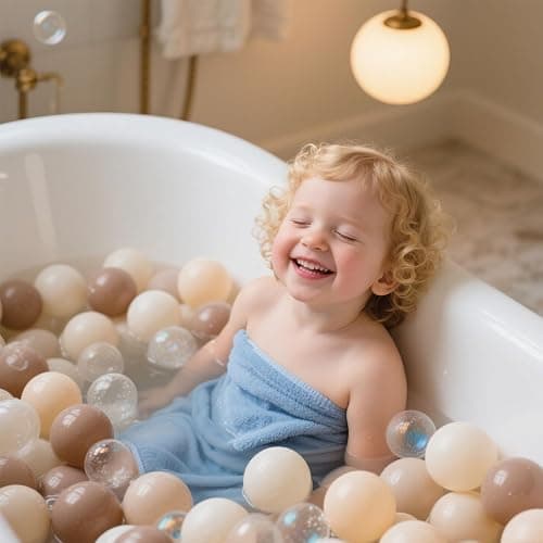 GOGOSO Ball Pit Balls for Toddlers Phthalate-Free BPA-Free Non-Toxic Crush Proof Soft Plastic Play Balls Baby Kids Shape Tent Pool Playhouse Playpen Party Decor,Coffee Brown Beige,100PCS - cofee colors - 100 balls thumbnail 2