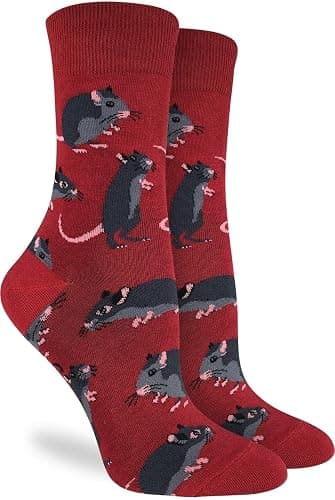 Cows in a Field Cotton Crew Socks by Good Luck Sock - Image 1