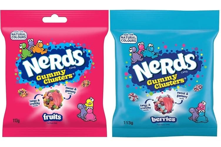 Nerds Gummy Clusters Mix XXL – 1x Very Berry & 1x Fruits je 113 g (226 g) – Amerikanische Süßigkeit, Original USA Candy - Image 1