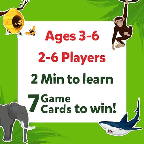 Skillmatics Guess in 10 - Animal Kingdom, Card Game, Christmas Stocking Stuffers for Preschool Kids, Girls & Boys, Fun Travel Game, Gifts for Ages 3, 4, 5, 6 thumbnail 7