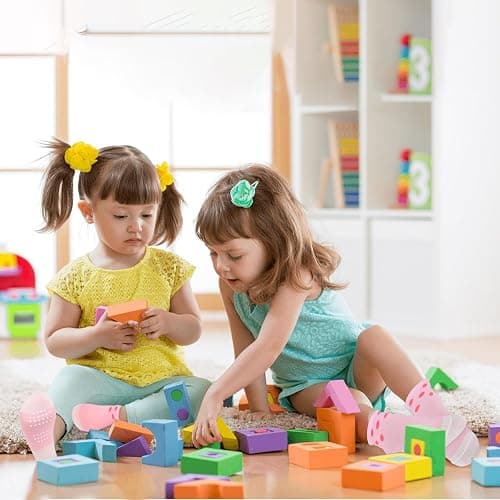 Yafane 12 Paar Baby Socken Stoppersocken Baumwolle Krabbelsocken ABS Kinder Socken Rutschfeste für 0-7 Jahre Kleinkinder Jungen Mädchen - 5-7 Jahre - Mehrfarbig C thumbnail 6