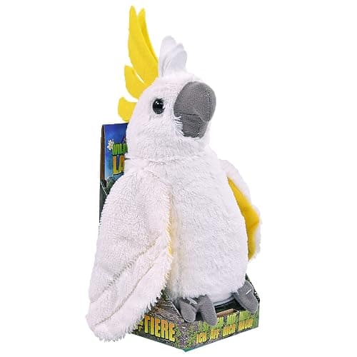 Kögler Kakadu Lucky, Peluche Interactive Cacatoès, 24 cm, Polyester Doux, Son, 3 Piles AAA (non incluses), Idéal comme Jouet et Cadeau d'Anniversaire, Unisex, 3 Ans et Plus thumbnail 4