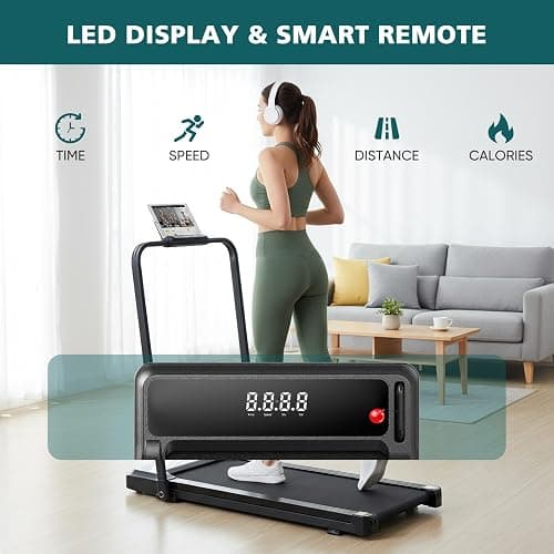 Smug Smug Walking Pad, Space Saving Design for Home & Office, Quiet Under Desk Walking Pad, 200 Lbs Capacity 3 in 1 Portable Walking Treadmill thumbnail 3