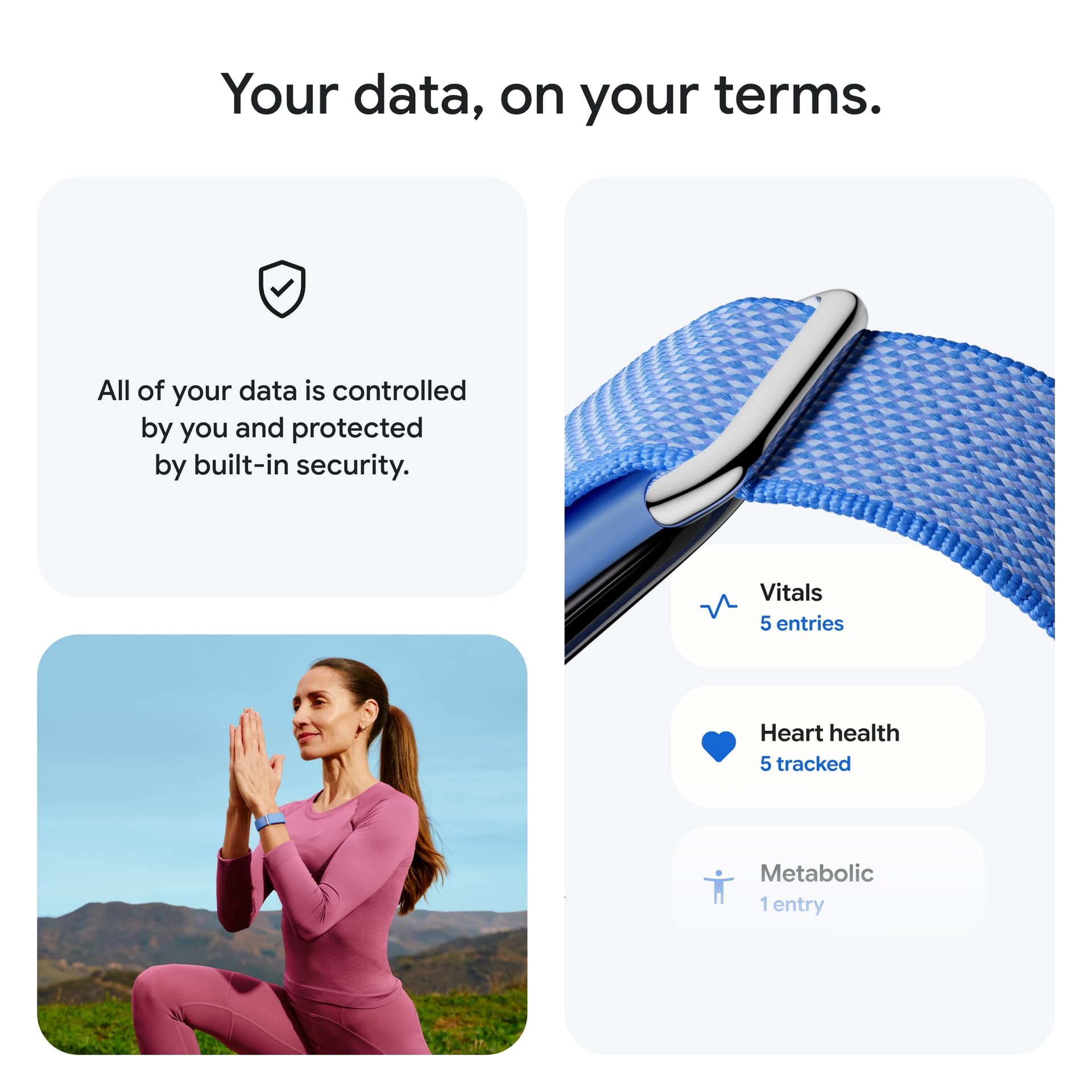 Google Fitbit Air - Screenless Activity Tracker with Fitness, Heart Rate, and Sleep Tracking - Personalized AI-Powered Coaching - Up to 7 Days’ Battery Life - Works with iOS and Android - Berry thumbnail 7