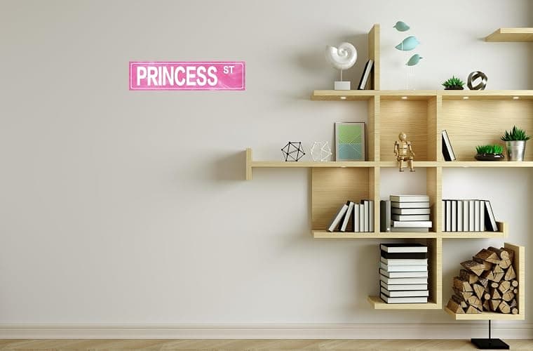 LMDDFZS Retro Girl Pink Tin Metal Sign Princess Statement Wall Decor for Home Vintage Bar or Dorm Unique Gift Idea for Friends 4x16 in thumbnail 6