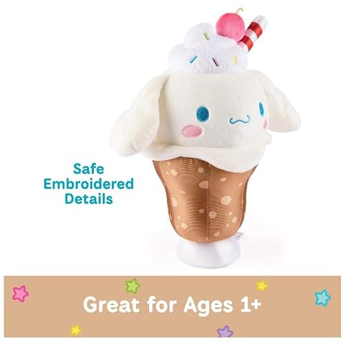 GUND Sanrio Official Hello Kitty and Friends Cinnamoroll Root Beer Float Plush, Collectible Plush Toy, Stuffed Animal for Ages 1 and Up, Pink, 8” thumbnail 5