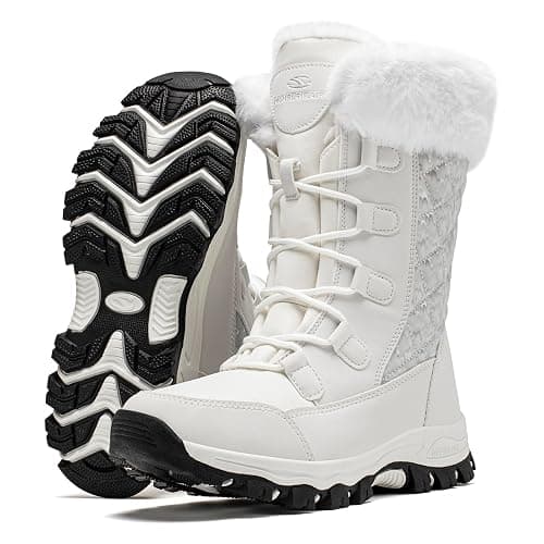 HOBIBEAR Women Snow Boots Waterproof Outdoor Shoes Winter Snow Boots Warm Fur Lined Comfortable Shoes for Women thumbnail 2