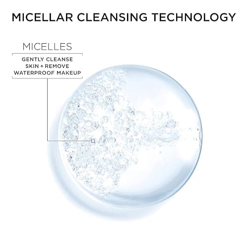 Garnier Micellar Water for Waterproof Makeup, Hydrating Facial Cleanser & Makeup Remover, Suitable for Sensitive Skin, Vegan, Cruelty Free, 13.5 Fl Oz (400mL), 2 Count thumbnail 4